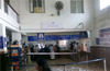 Man injured as cement plastering of  railway station ceiling  gives way